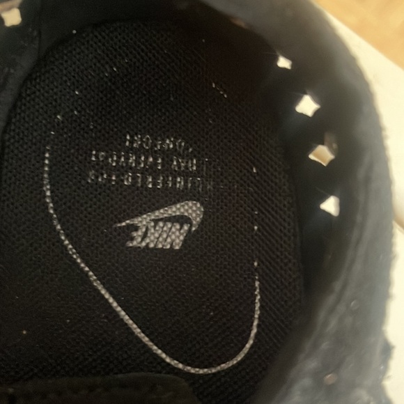 Suede sneakers, black, dressed once, very good condition - Picture 3 of 6